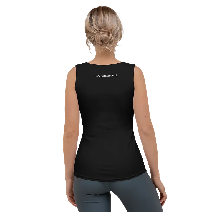 His House Womens Performance Tank - Black product image (2)