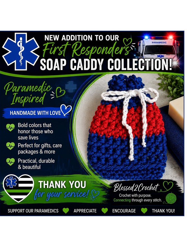 Paramedic Inspired Soap Caddy product image (1)