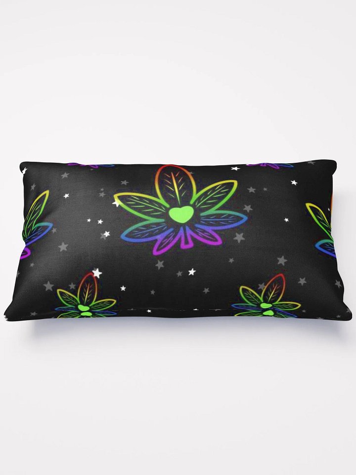 All over rainbow leaf pillow product image (1)