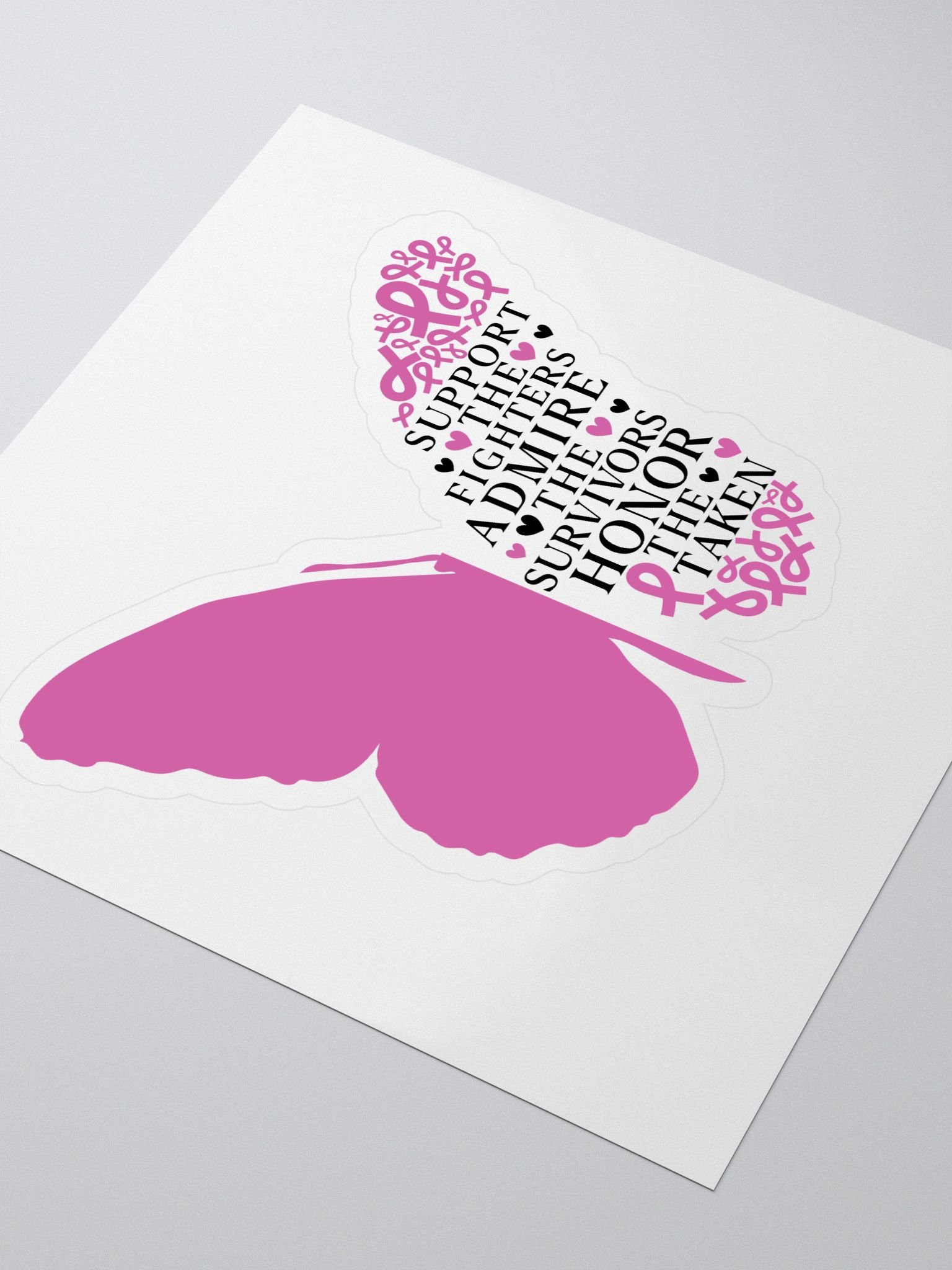 Breast Cancer Awareness - Support Sticker product image (3)