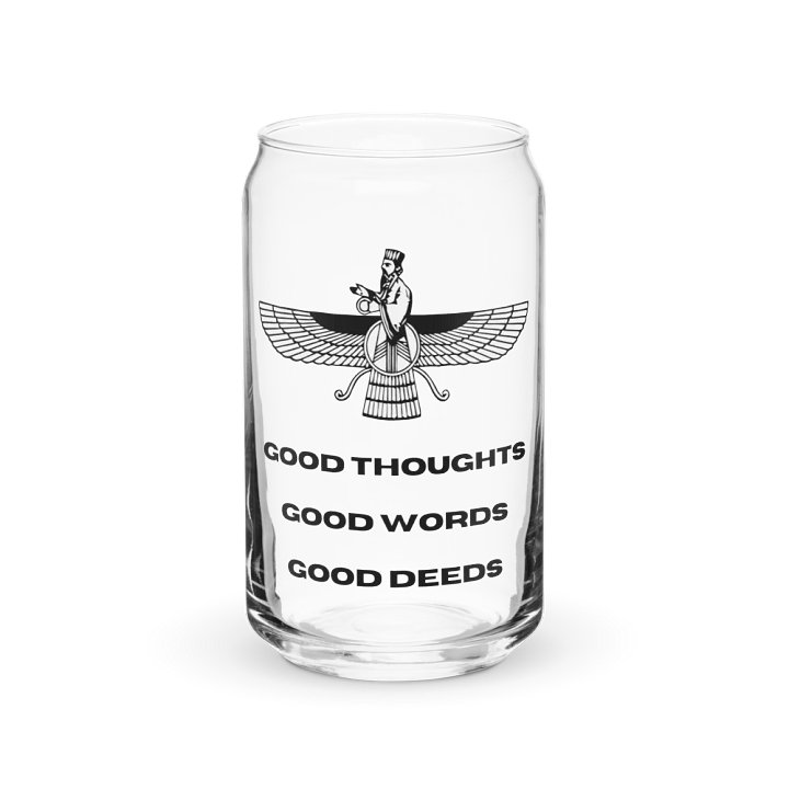 Faravahar Persian Design Glass Good Thoughts Good Words Good Deeds product image (2)