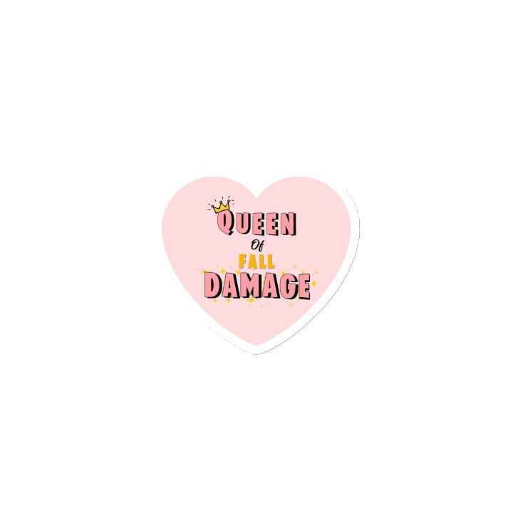 Queen of Fall Damage Die-Cut Magnet product image (1)