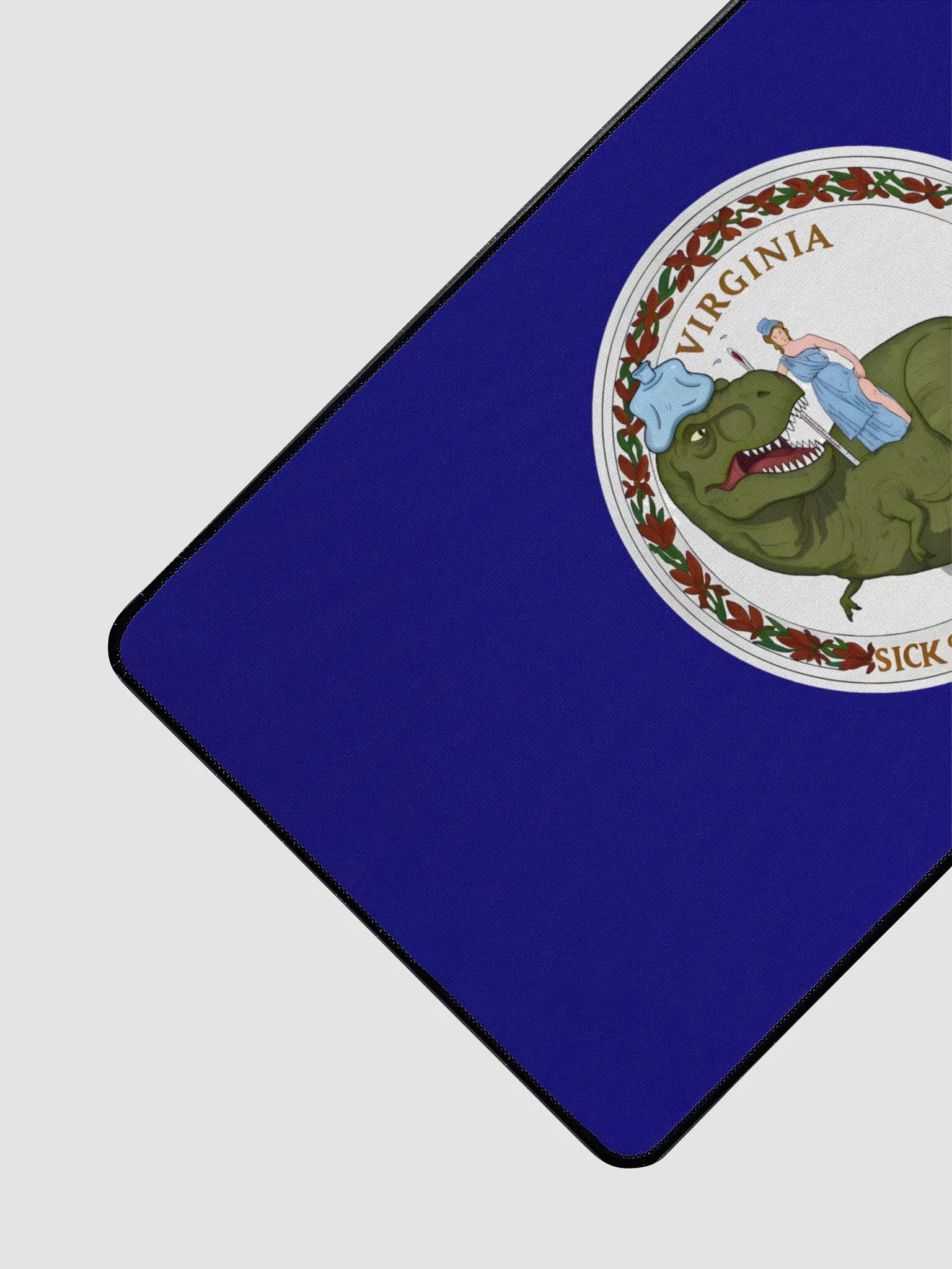 Virginia Flag - Sick Tyrannosaurus Rex Edition Desk Mat product image (3)