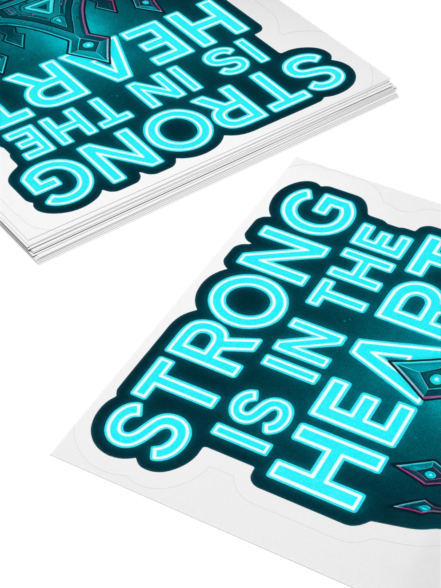 Strong is in the Heart Sticker product image (10)