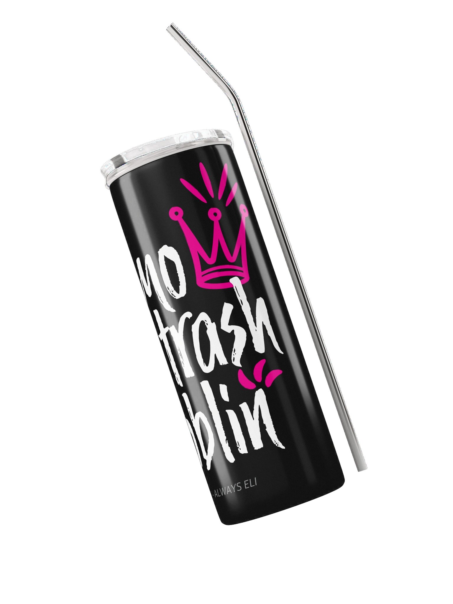 Emo Trash Goblin Stainless Steel Tumbler (Black) product image (3)