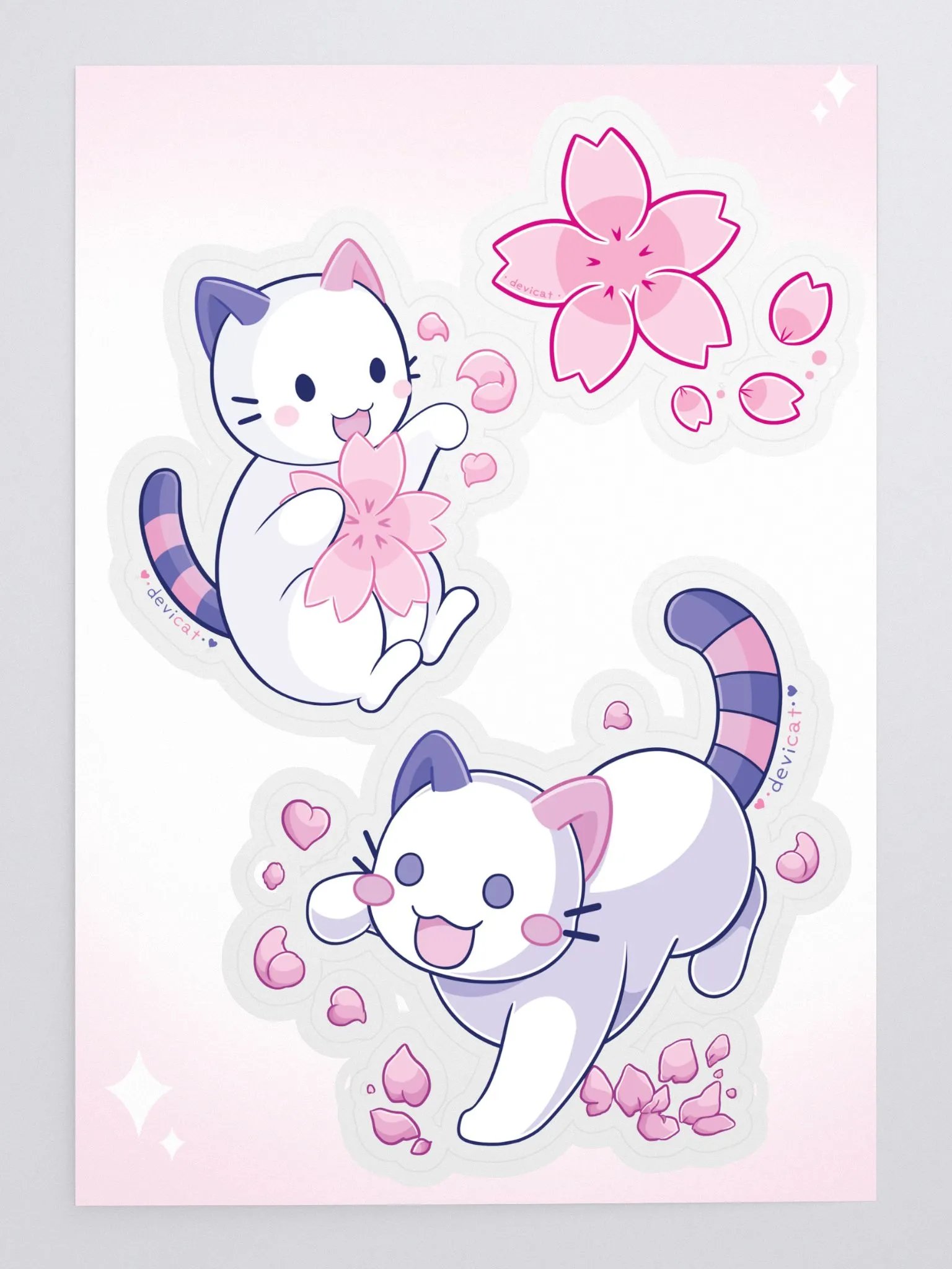 CandiCat Sakura Sticker Sheet product image (3)