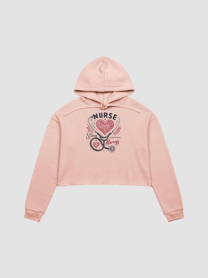 Nurse Love Stethoscope Heart Cropped Hoodie product image (1)