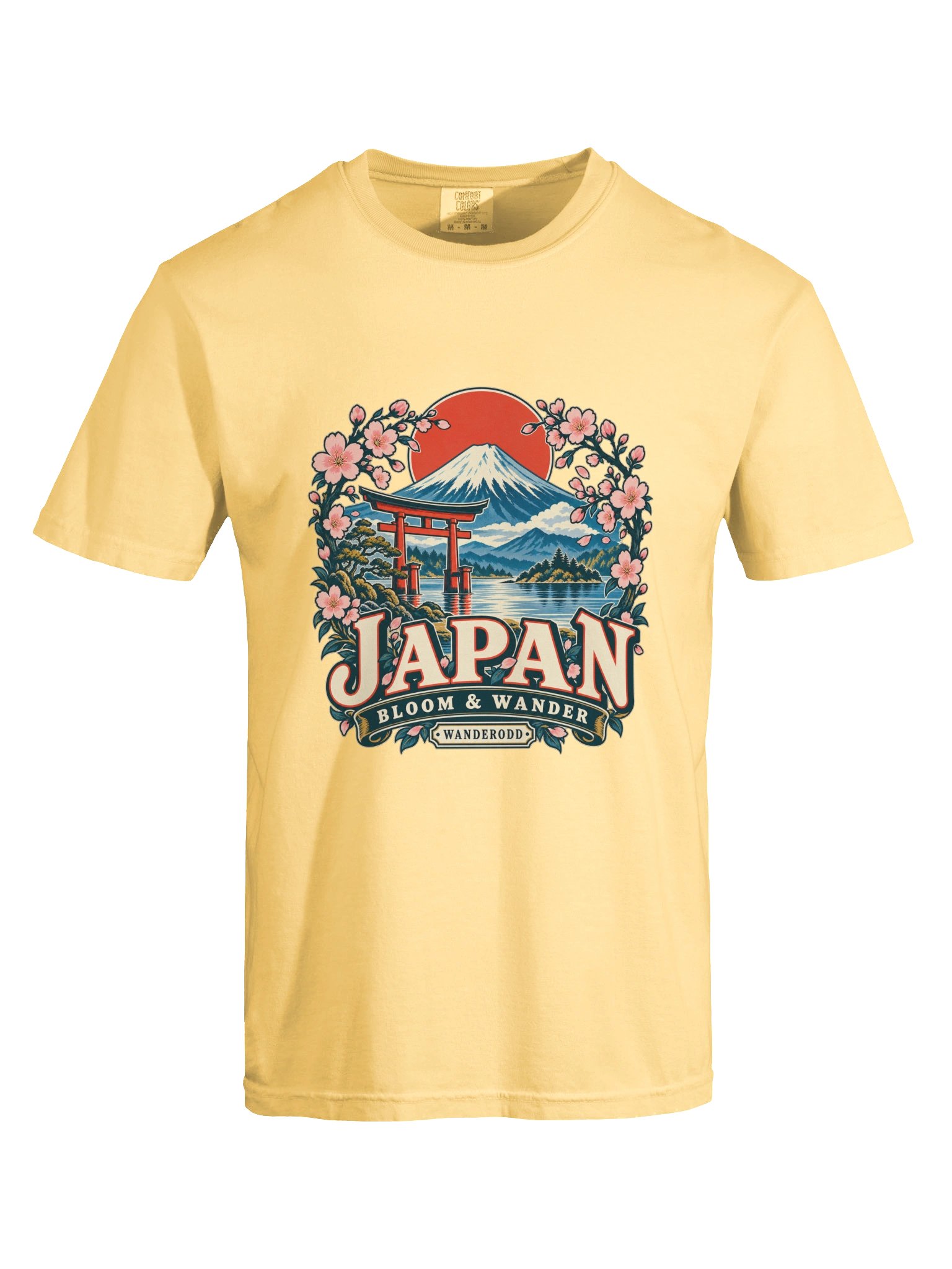 Japan Mount Fuji Graphic T-Shirt – Comfort Colors® | WanderOdd product image (117)