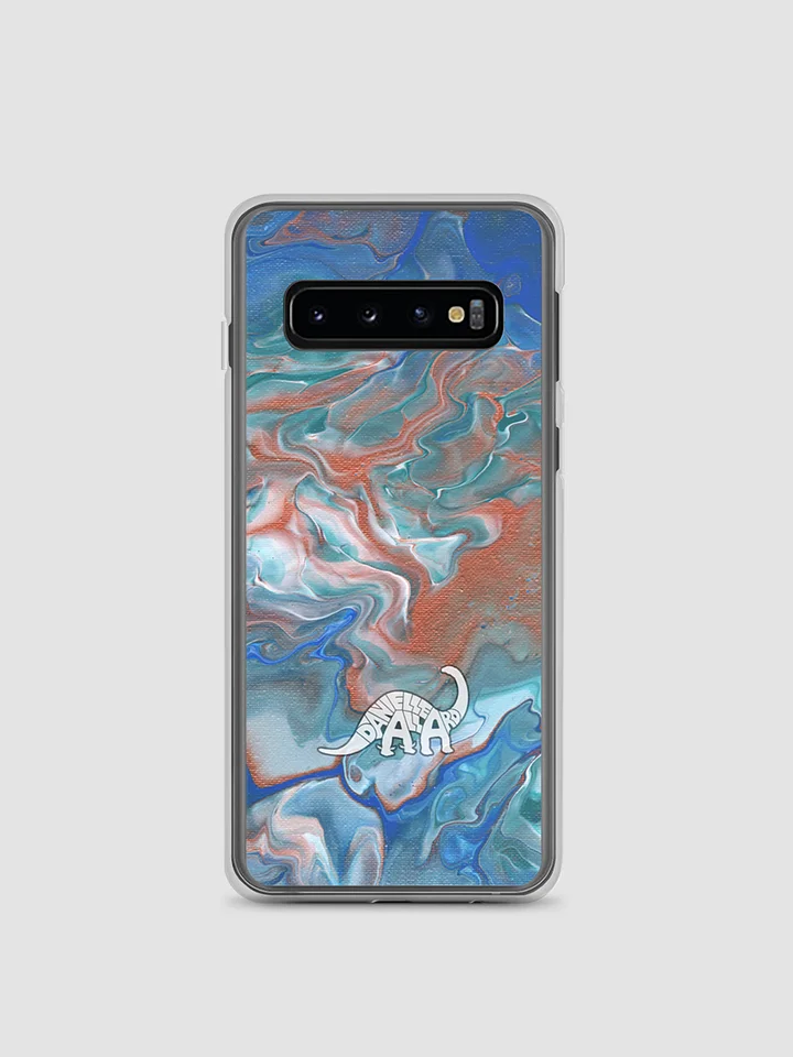Metallic Orange Fluid Acrylic Samsung Case product image (2)