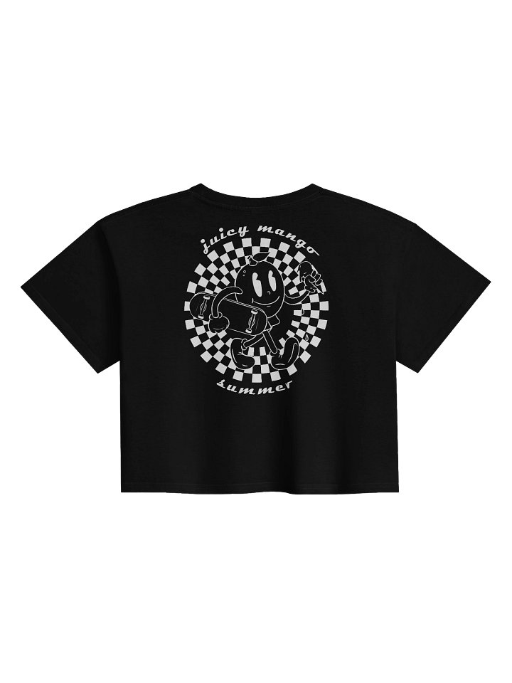 Summer Skater White Print - Crop Top product image (2)