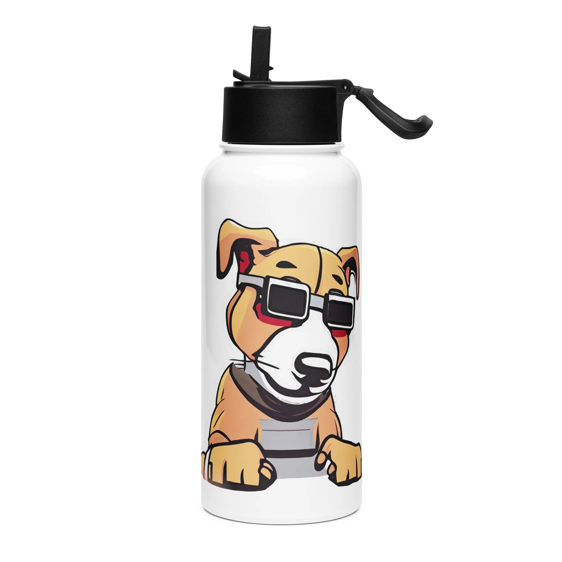 ItzDogo Stainless Steel Water Bottle with a Straw Lid product image (2)
