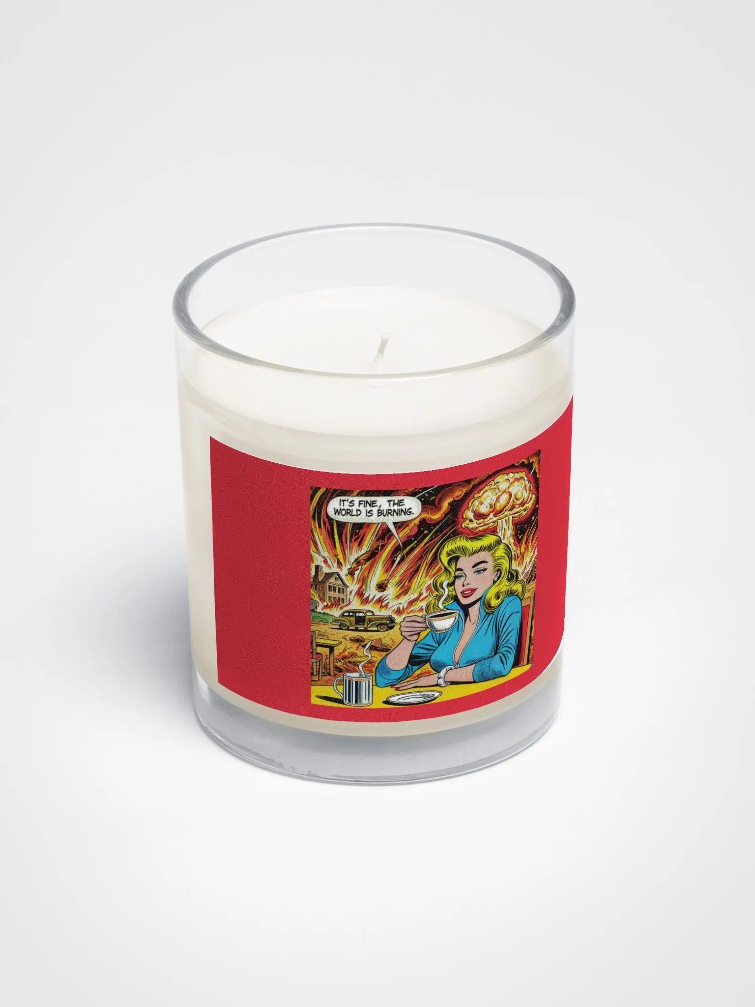 “It’s Fine, The World is Burning” Candle product image (2)