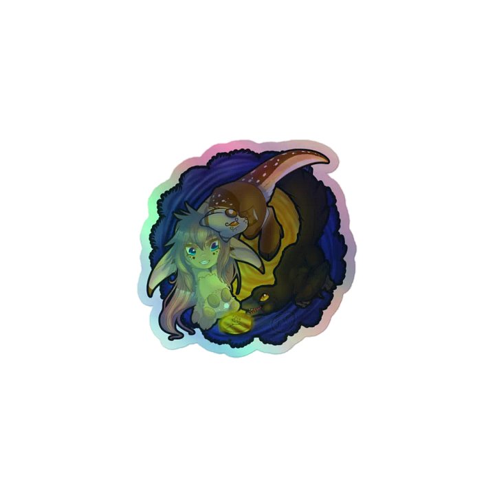 Floppy and Tater Holo Sticker product image (1)