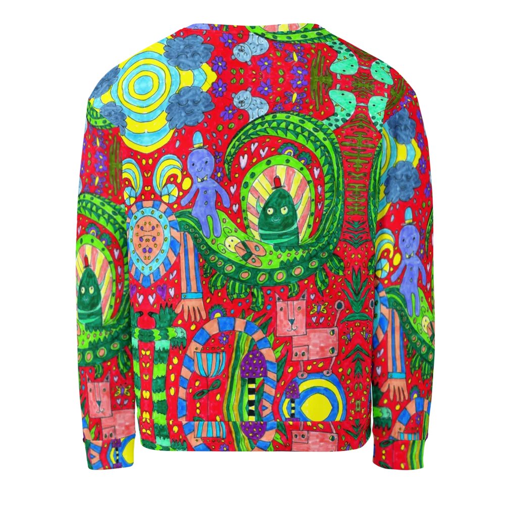 Abstract Doodle Imagination Unisex Sweatshirt product image (4)