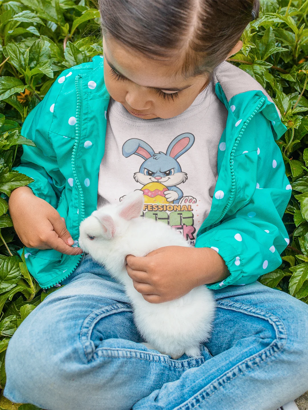 Professional Egg Hunter – Funny Easter Bunny Kids Tee product image (12)