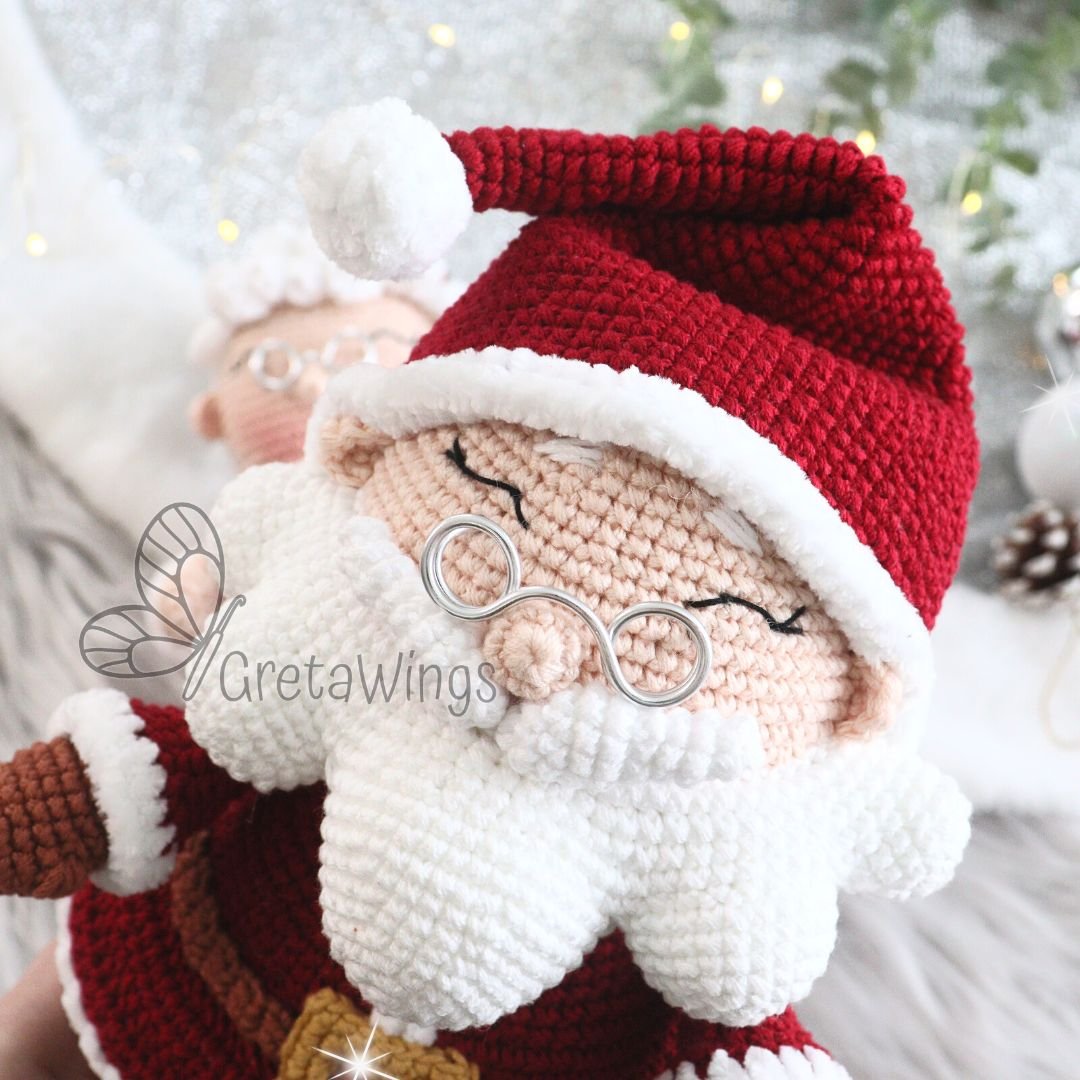 Patrón de amigurumi de Papá Noel y Mamá Noel (Descarga digital) product image (4)