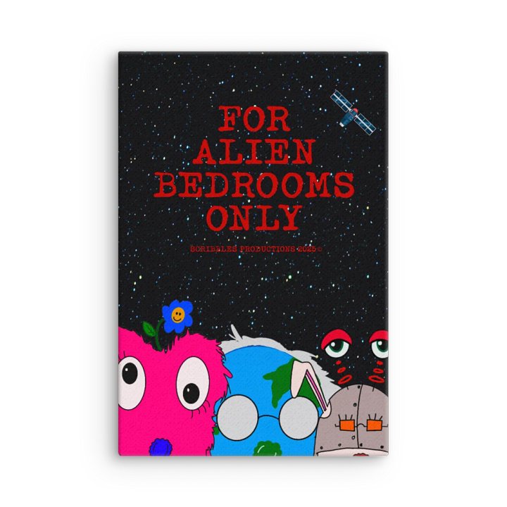 For Alien Bedrooms Only Canvas product image (1)