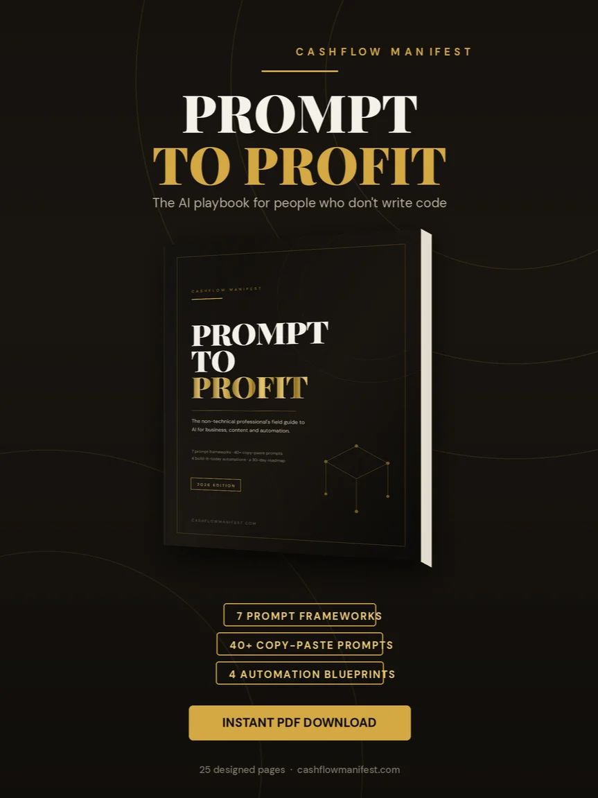 Prompt to Profit — The AI Playbook for Non-Technical Professionals product image (1)