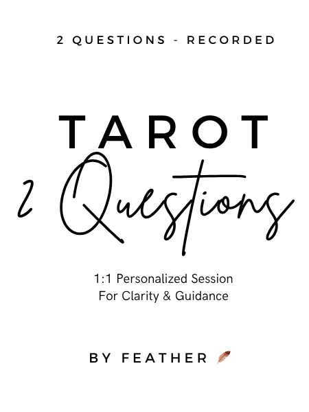 Mini Tarot Reading - 2 Questions product image (1)
