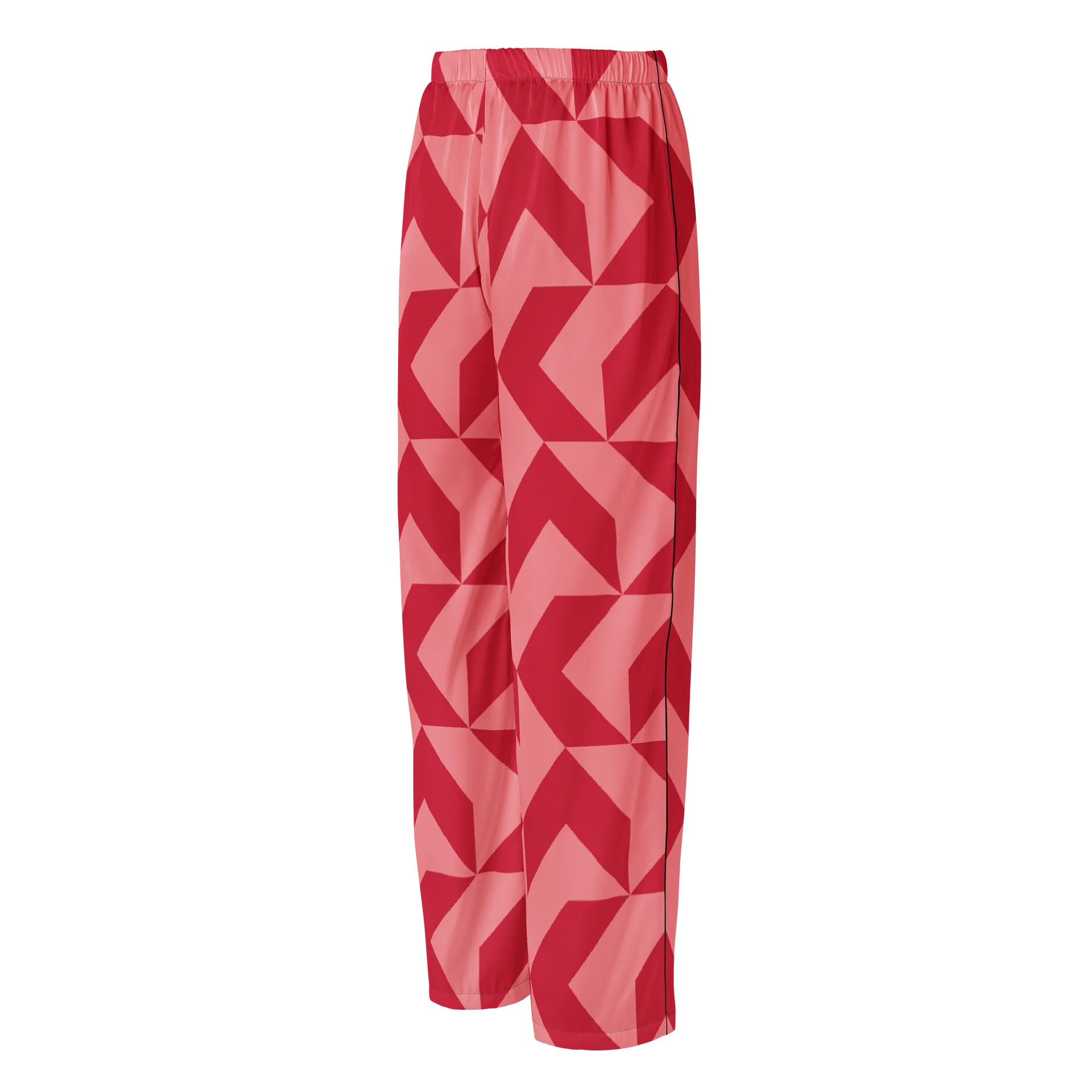 Red Zigzag Geo Pajama Top product image (2)