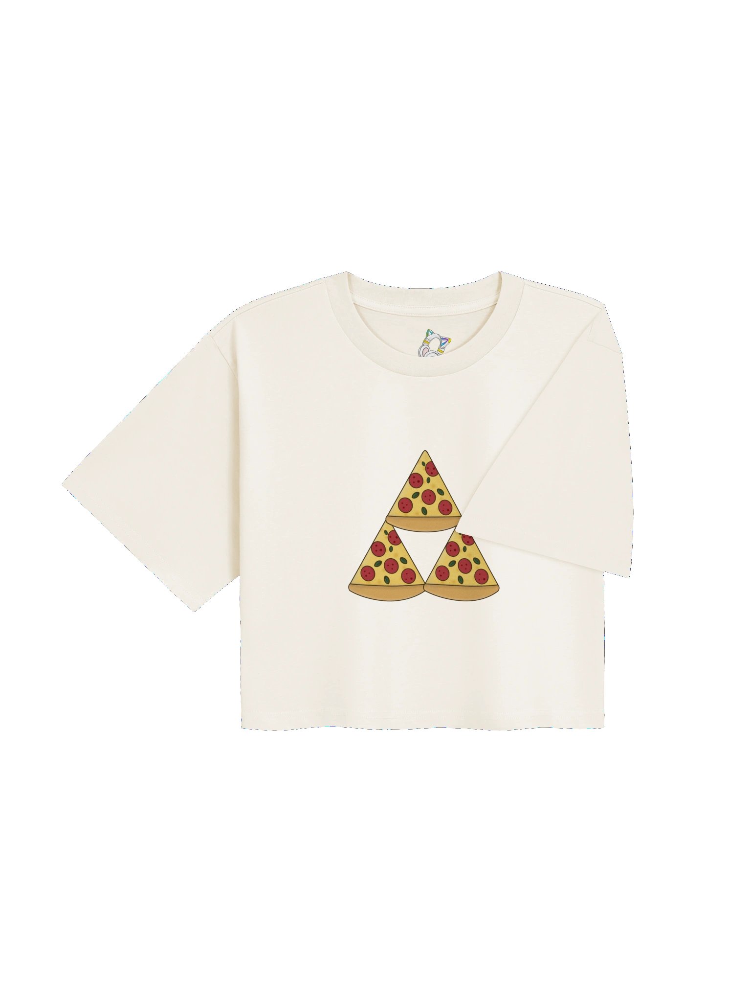 Triforce of Pizza Crop Top product image (16)