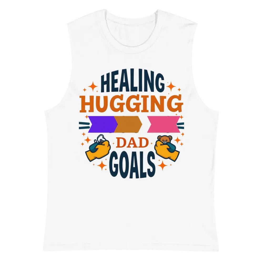 Healing Hugging Dad Muscle Tank product image (6)