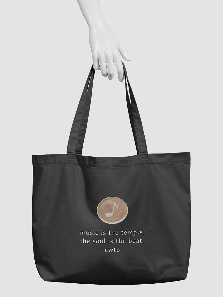 Soulful Music Note Organic Tote product image (1)