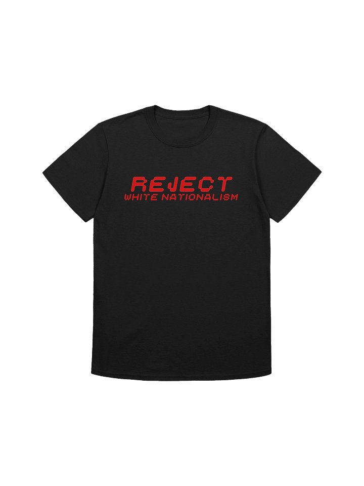 Reject White Nationalism + My Politics Kat Skull Softstyle tee product image (1)