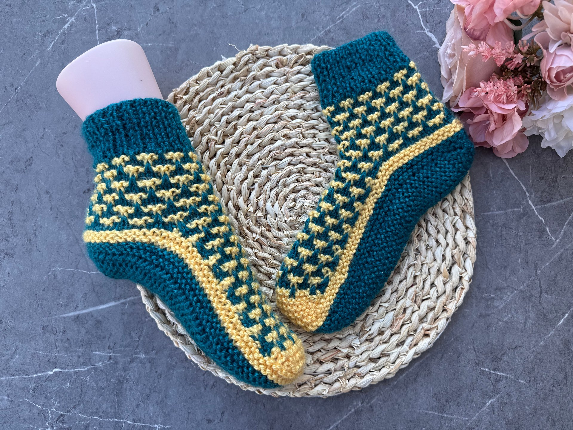 Flat Knit Colorworks Socks Pattern product image (6)