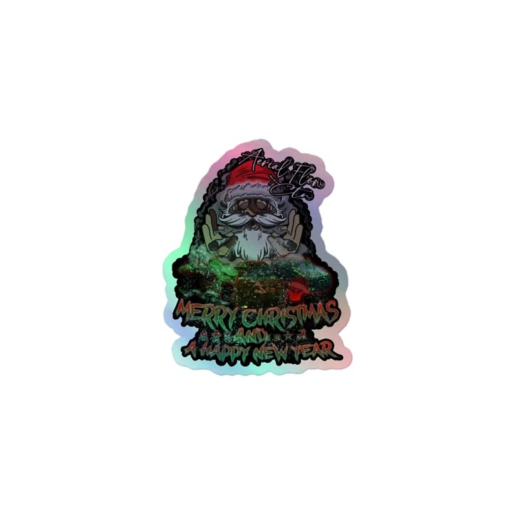 Holographic Christmas x New Years Sticker product image (1)