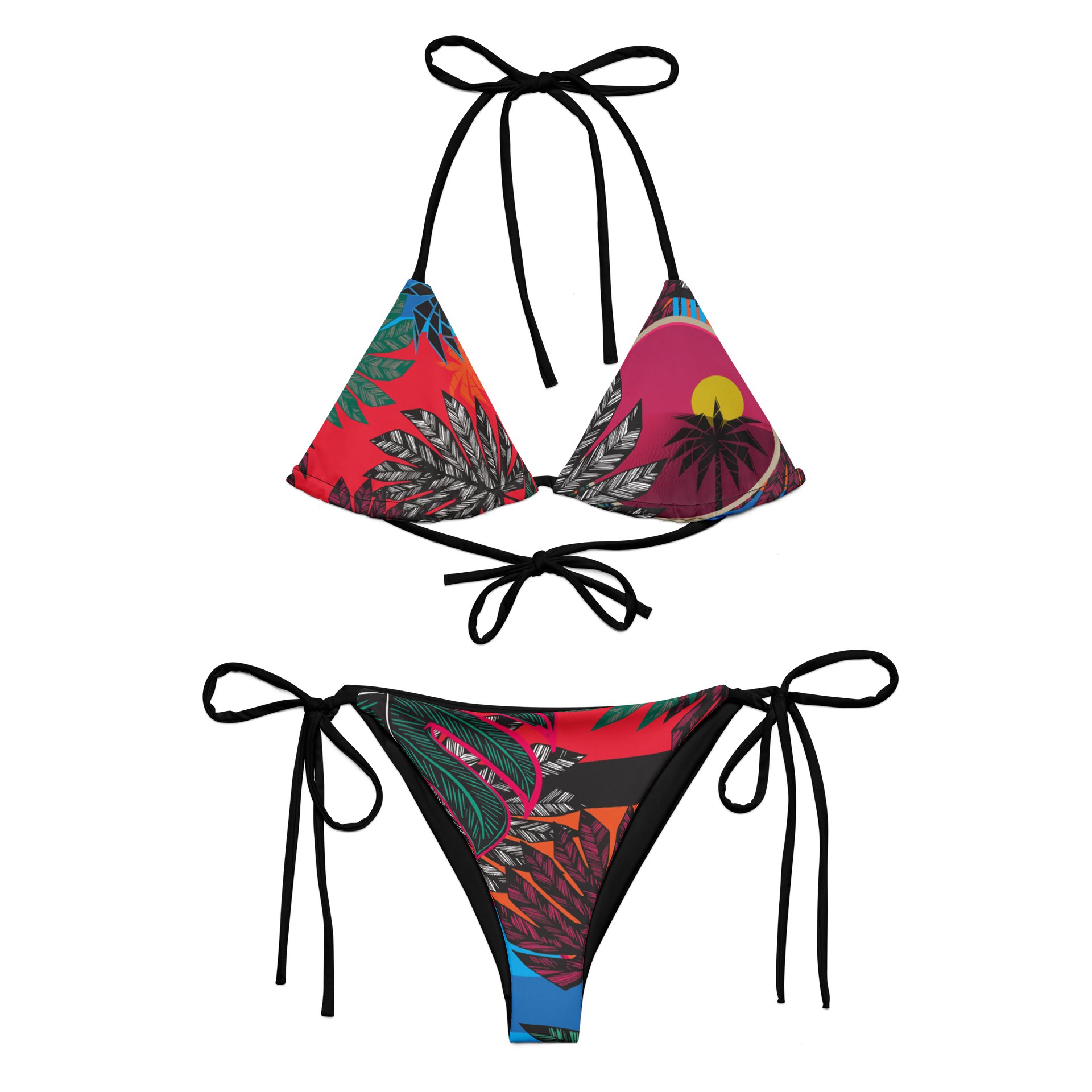 Tropical Vision-Recycled String Bikini product image (3)