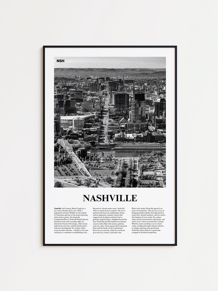 Nashville 01 Newspaper Poster product image (1)