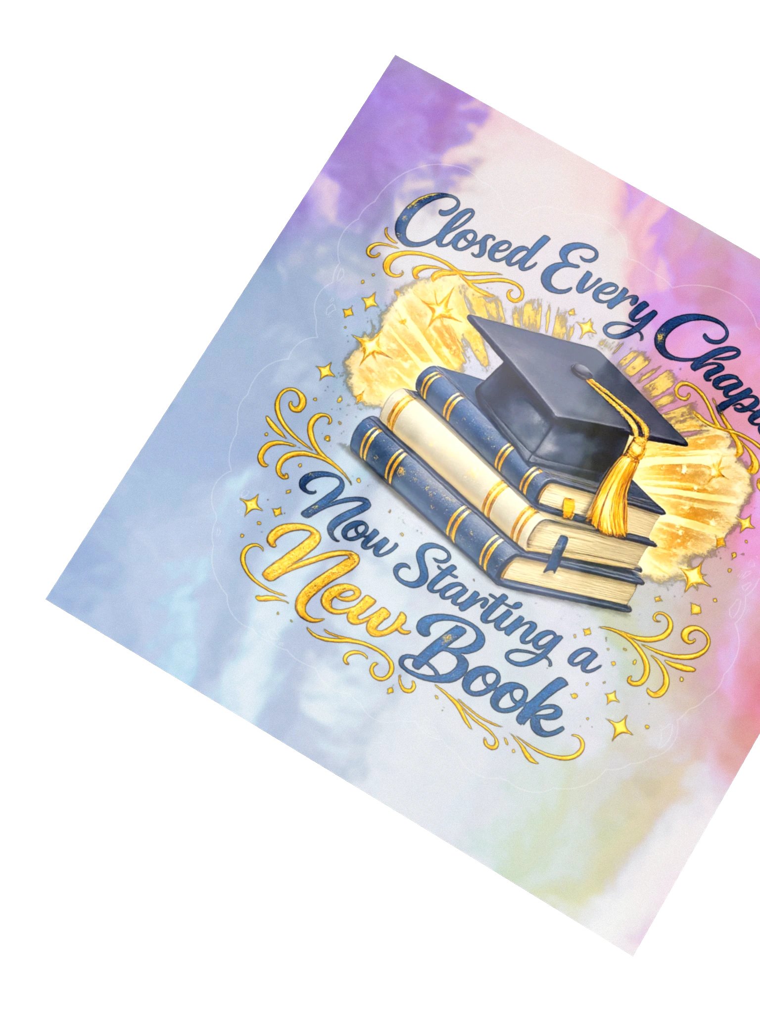 Closed Every Chapter Now Starting a New Book - Holographic Sticker product image (2)