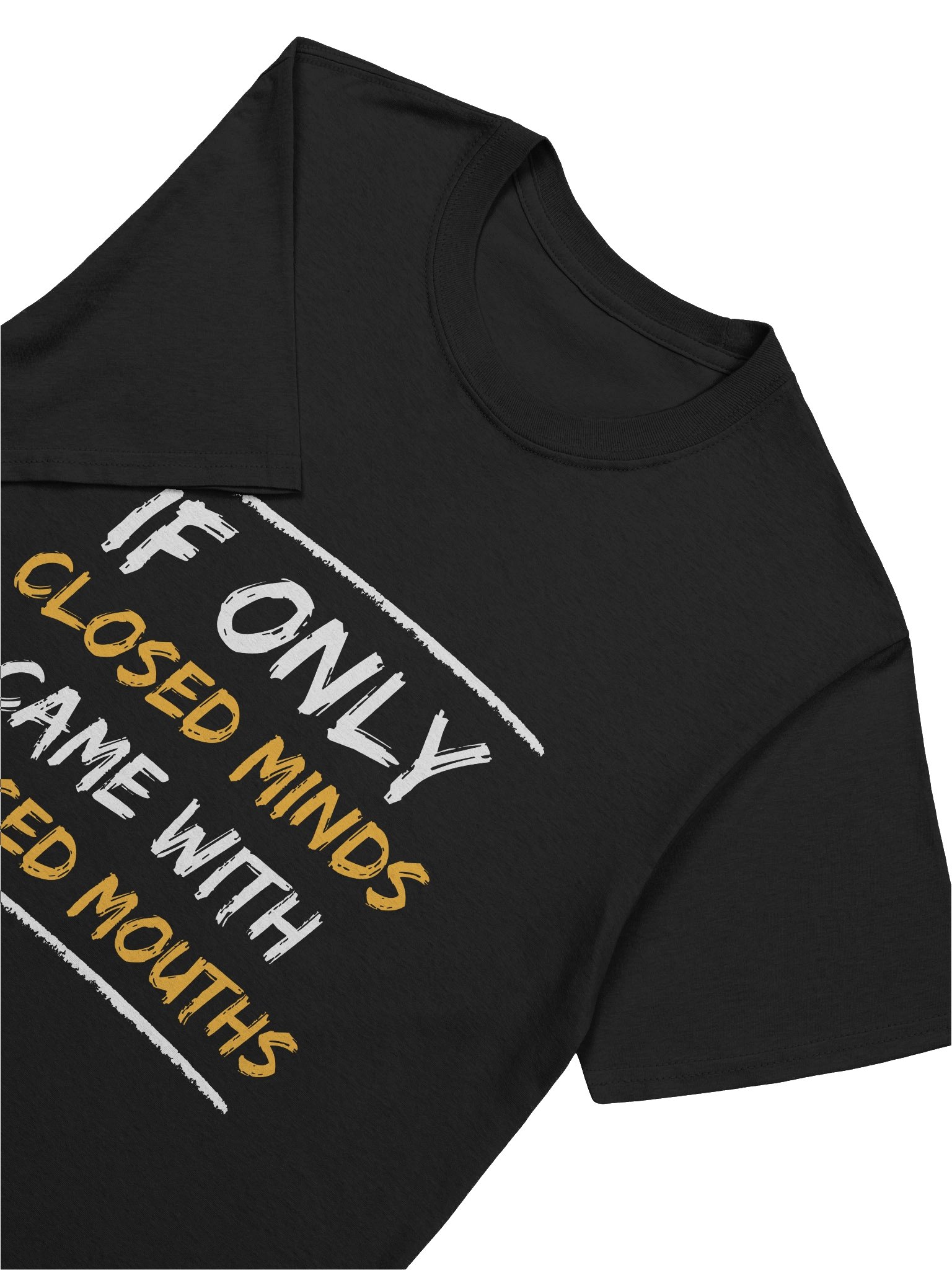 Funny Closed Minds Softstyle Unisex T-Shirt product image (7)