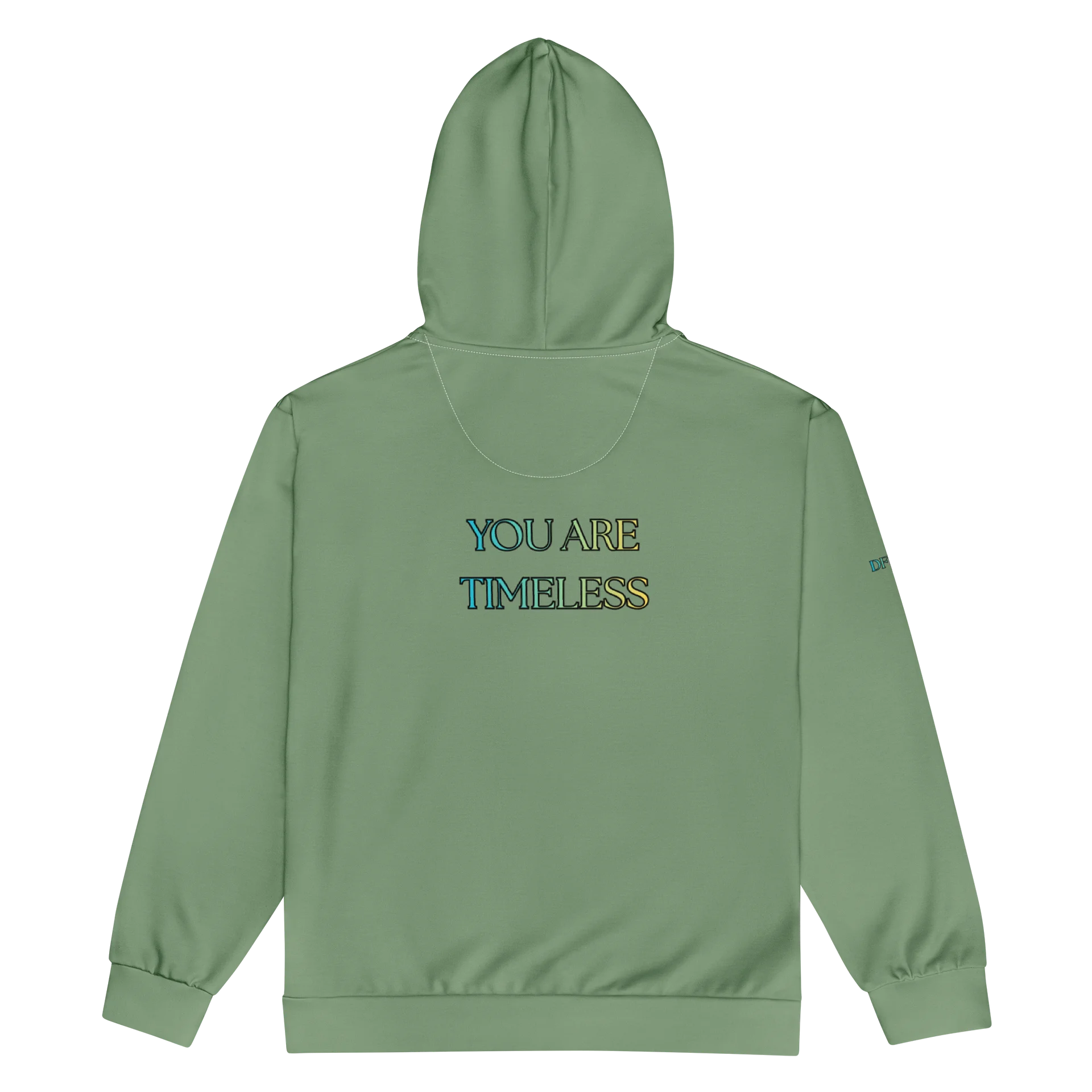 DONT FEEL 50 ODG FATIGUE ZIP HOODIE MADE WITH RECYCLED POLYESTER UNISEX product image (5)