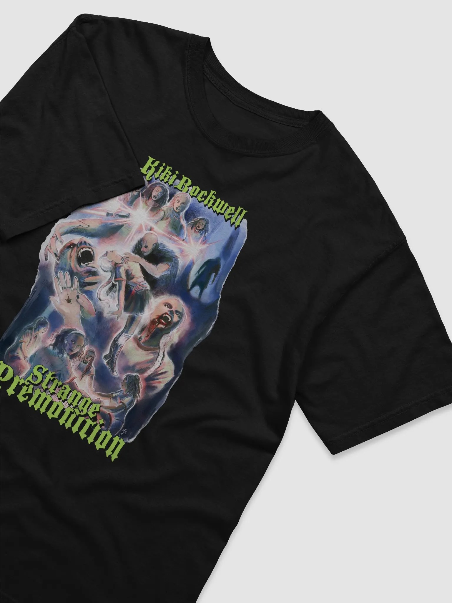 'Strange Premonition' 80s Movie Poster Official Merch T Shirt (front) product image (3)