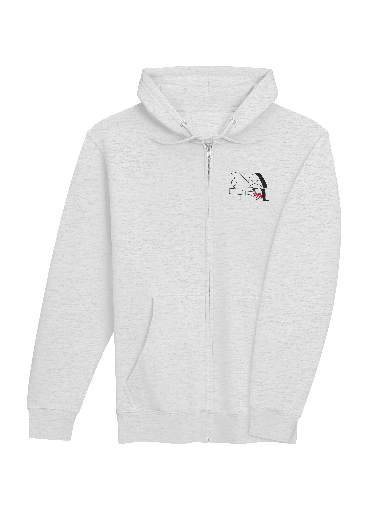 *BRAND NEW* Man. Mask. Piano. Pants. Zip-Up Hoodie (LIGHT COLOURS) product image (4)