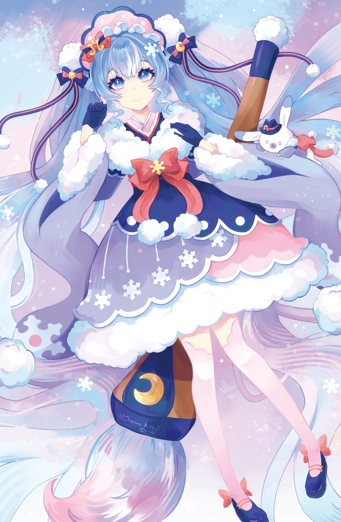 Winter Miku - 11 x 17 Large Print product image (1)