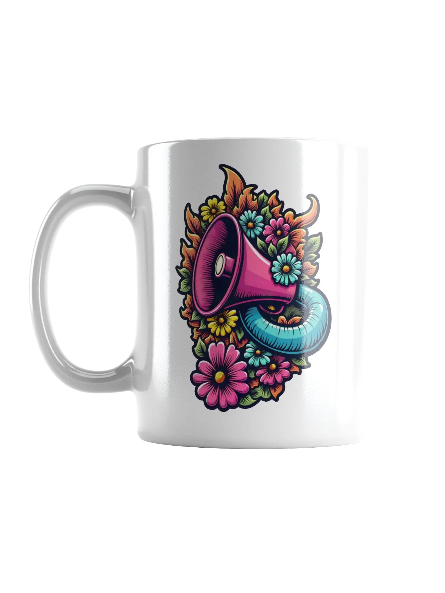 Floral Megaphone Mug product image (6)