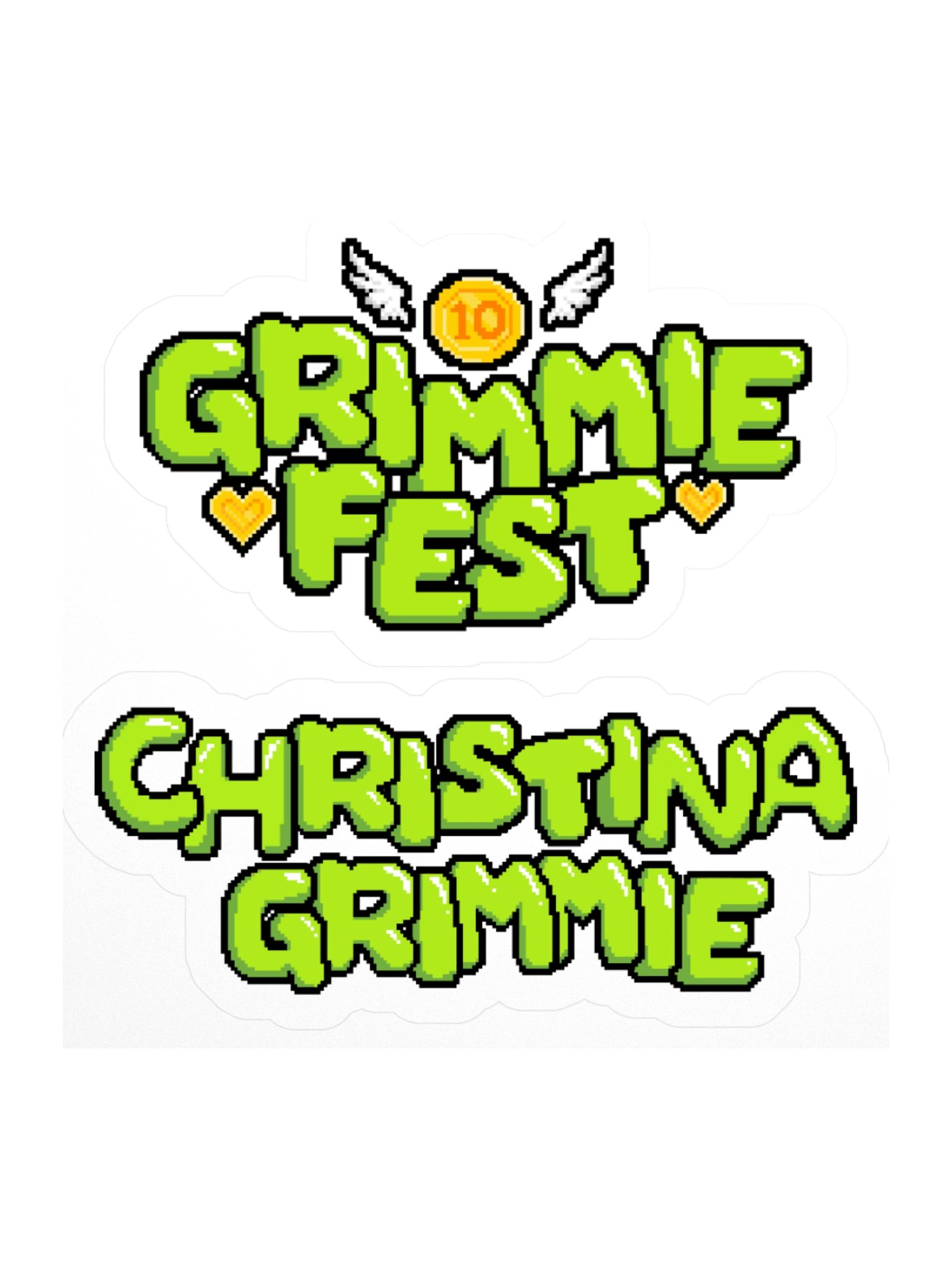 Christina Grimmie Fest Stickers product image (1)
