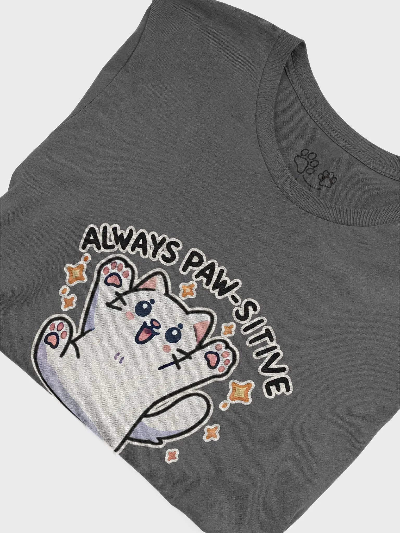 Always paw-sitive dark t-shirt product image (6)