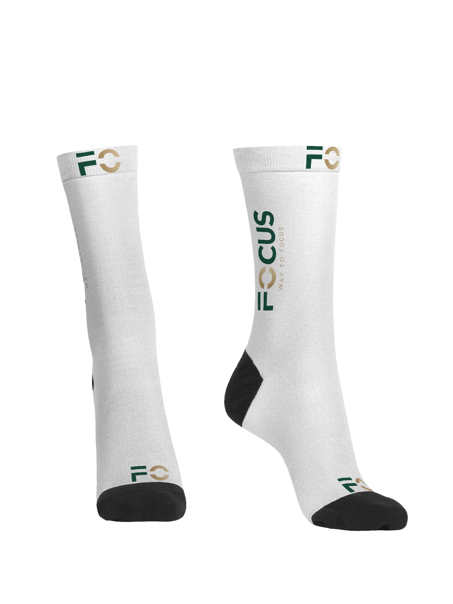 FOCUS Socks — White product image (2)