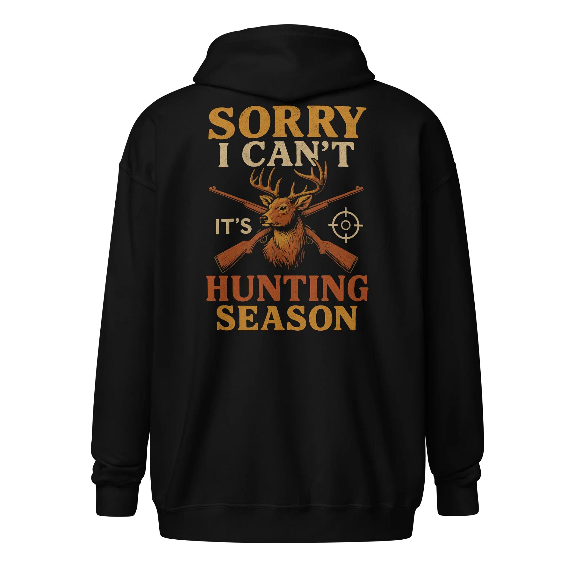 t’s Hunting Season Zip Hoodie – Funny Hunter’s Excuse Hoodie product image (1)