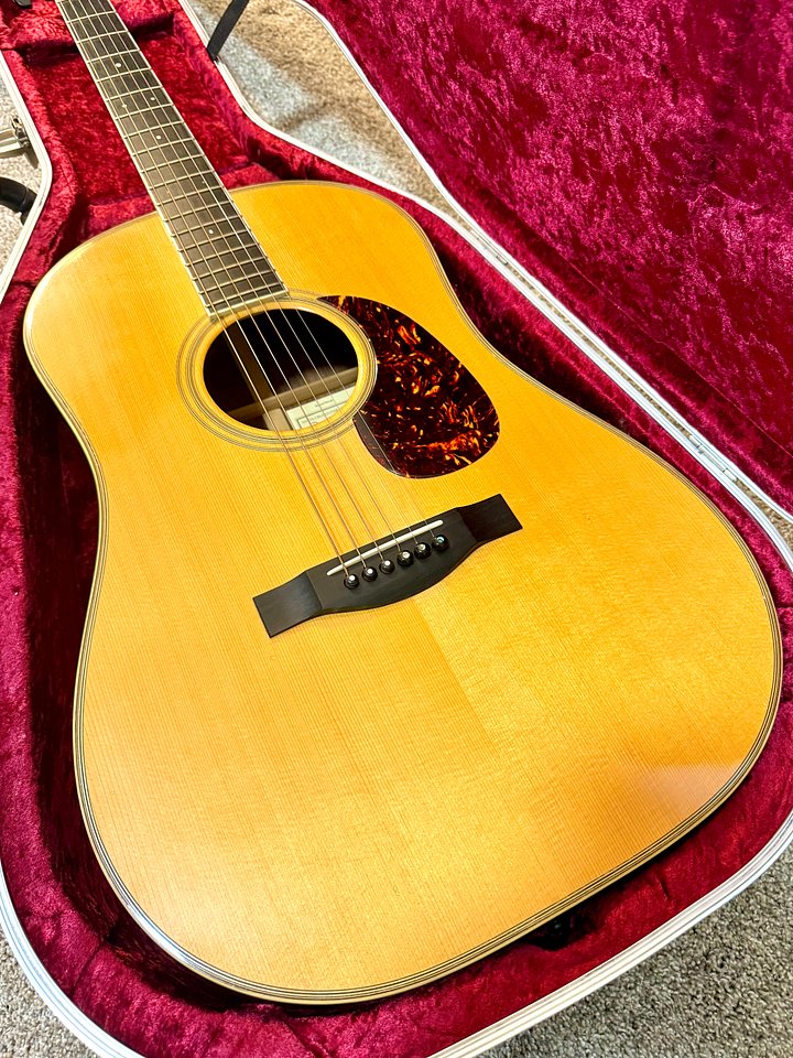 1994 Santa Cruz D-1155 "CUSTOM D MODEL" German Spruce Top Dreadnought + OHSC product image (1)