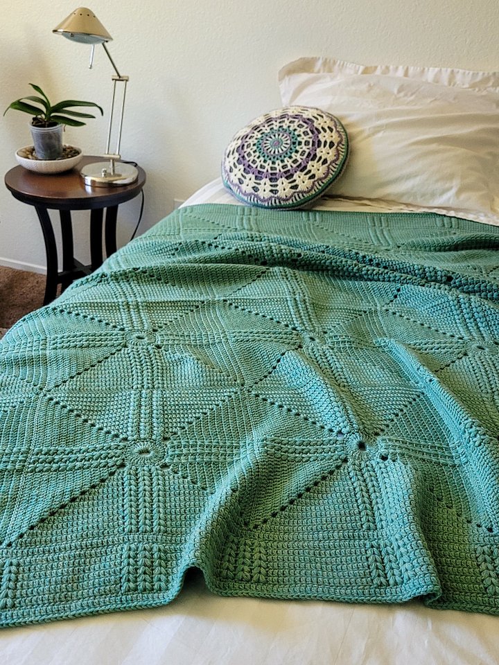 Winter Wheat Afghan Crochet Pattern product image (1)