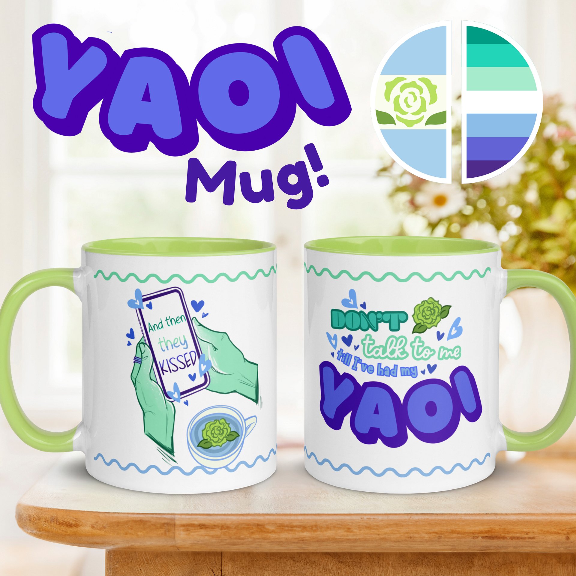 "Don't talk to me till I've had my YAOI" Mug product image (1)