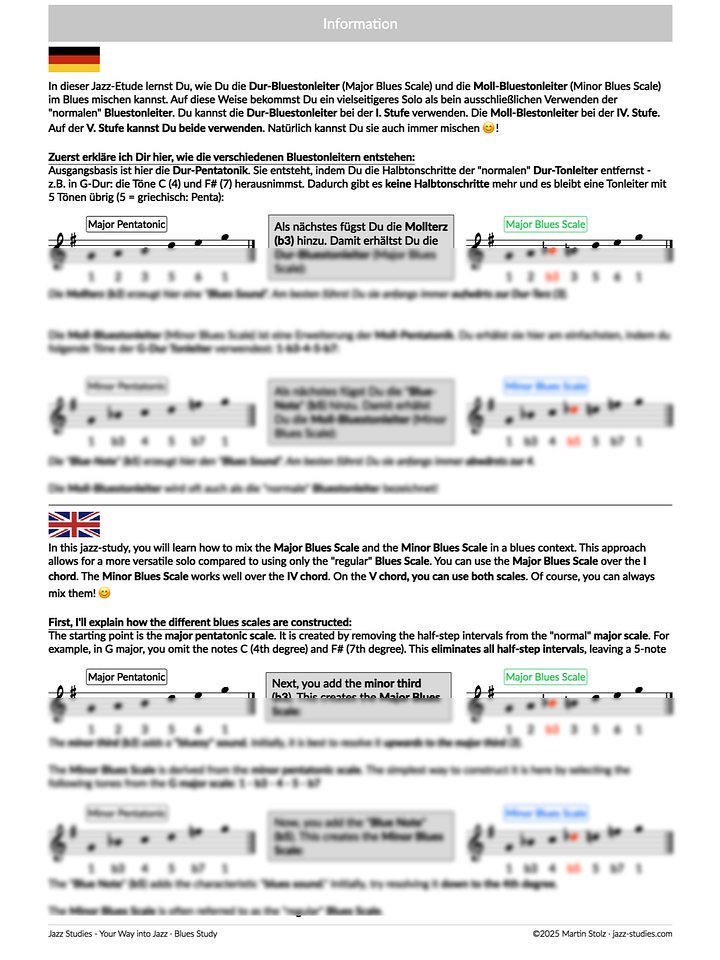 Mixing Major and Minor Blues Scales - Alto Saxophone Blues Solo product image (2)