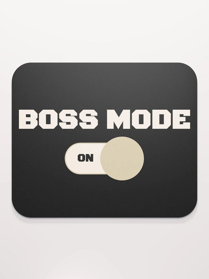 Boss Mode Mouse Pad - Black product image (2)