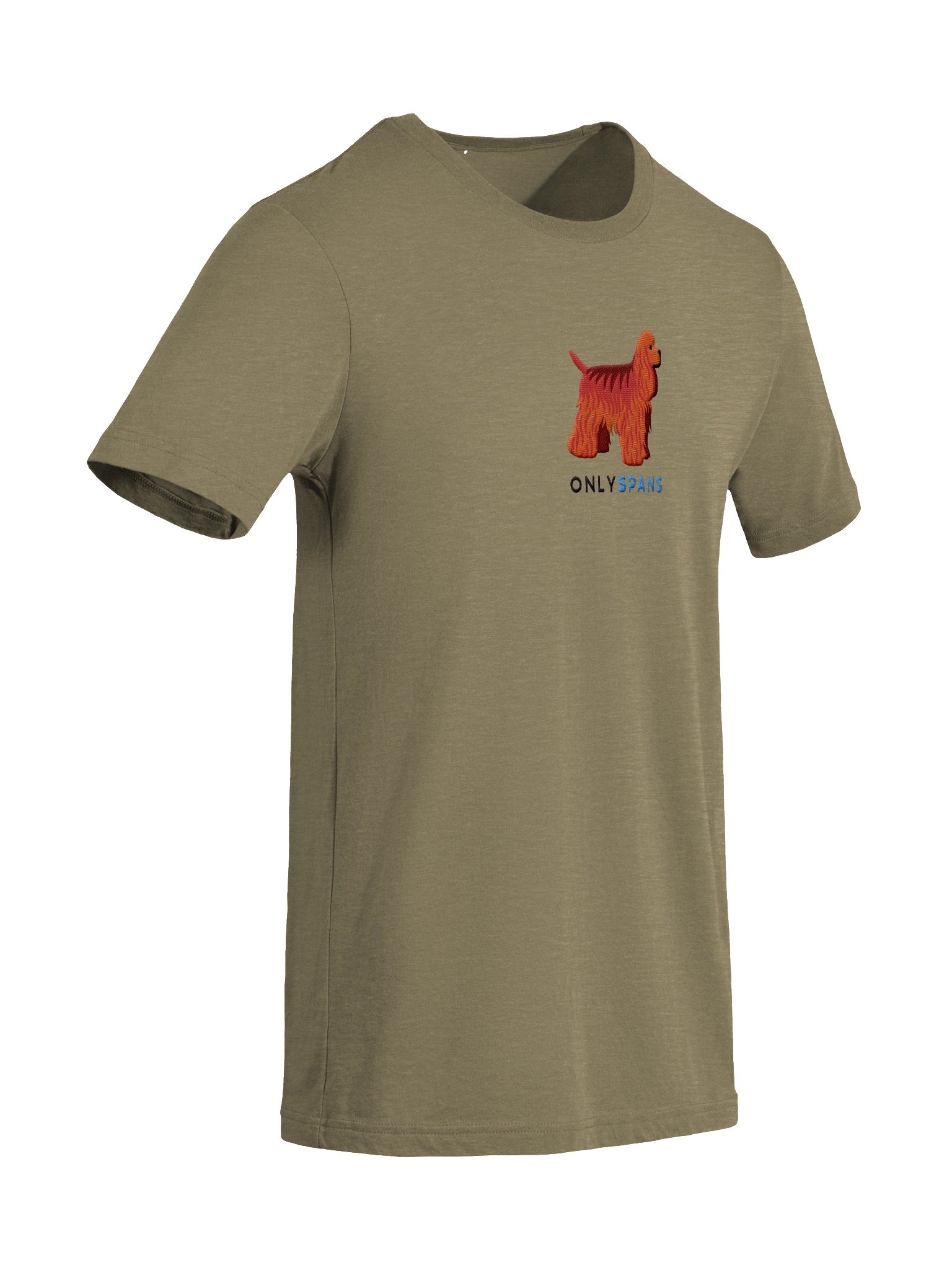 Only Spans T-Shirt(Embroidered) of an American Cocker Spaniel(Red) product image (21)