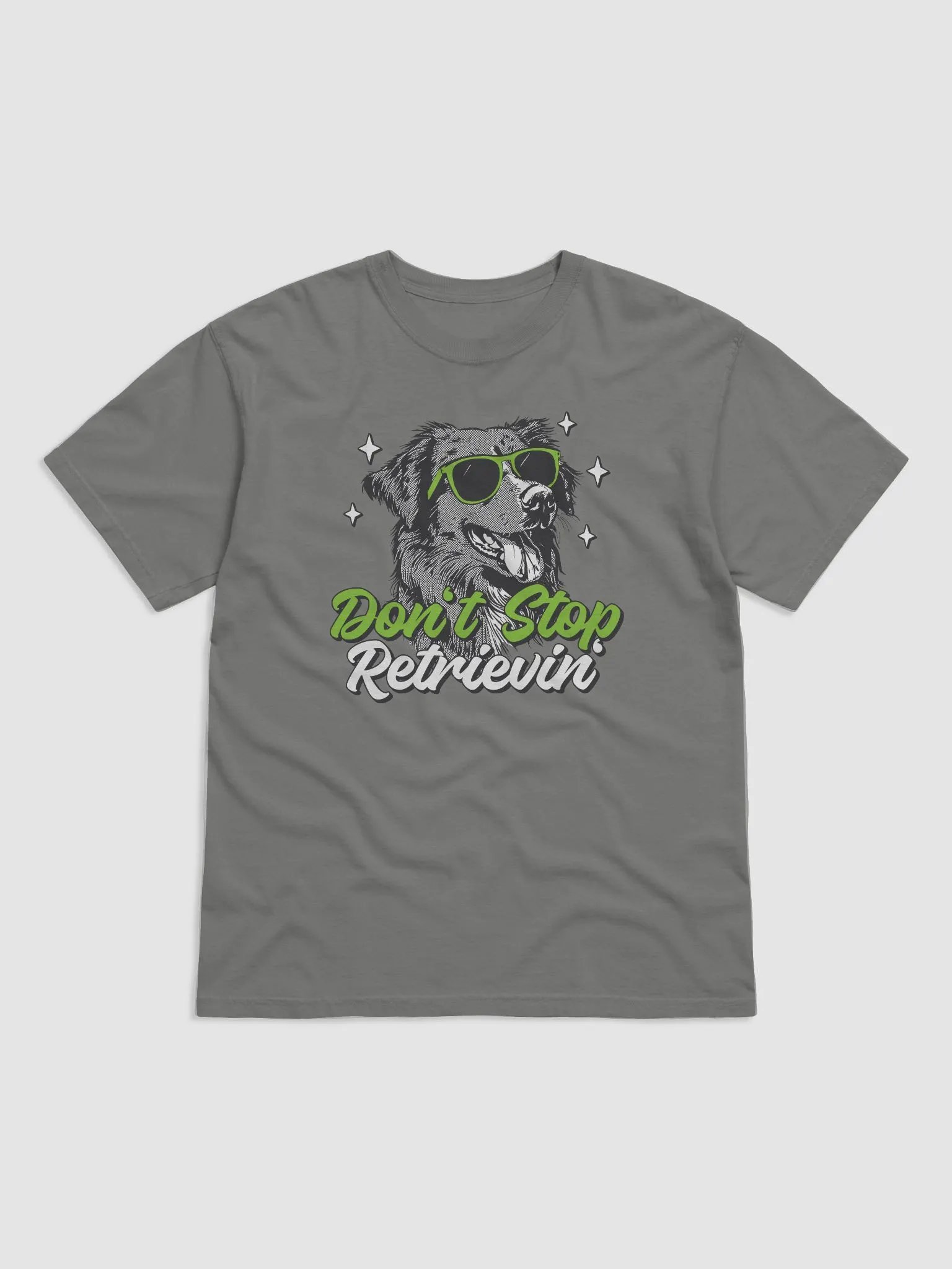 Don't Stop Retrievin' Funny Nova Scotia Duck Tolling Retriever T-Shirt | Retro Y2K Style Half-Tone Design for Toller Dog Lovers product image (1)